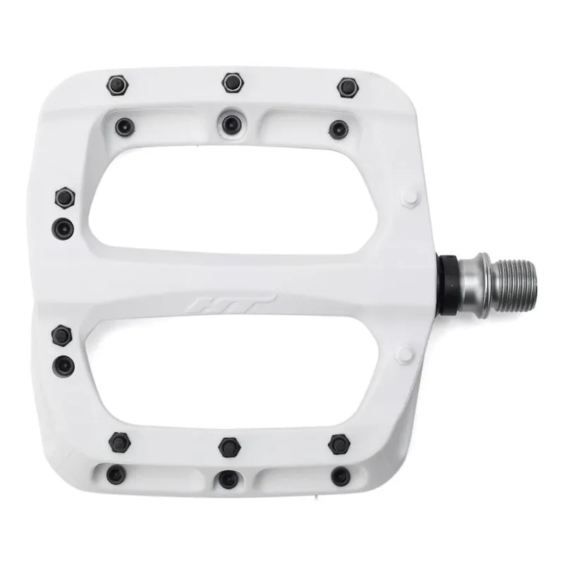 HT Components PA03A Nylon Flat MTB Pedals - White